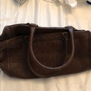 Large brown Faux Leather bag